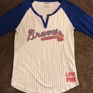 Braves Baseball Tee VS PINK